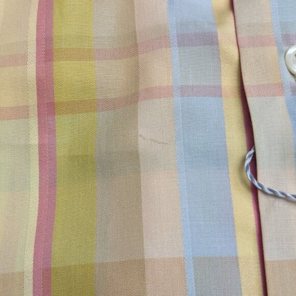 NWT $175 ST. CROIX Shirt Button Down Long Sleeve Mens L Ginger Pastel 100 Cotton - Picture 8 of 8